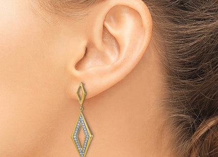 14k Yellow Gold Earrings Style EM6823 - Classique Jewelry Inc.