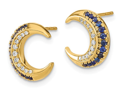 14k Yellow Gold Earrings Style EM6847 - Classique Jewelry Inc.