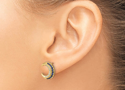 14k Yellow Gold Earrings Style EM6847 - Classique Jewelry Inc.