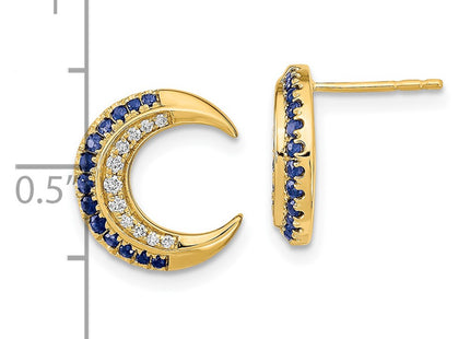 14k Yellow Gold Earrings Style EM6847 - Classique Jewelry Inc.