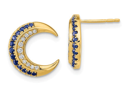 14k Yellow Gold Earrings Style EM6847 - Classique Jewelry Inc.