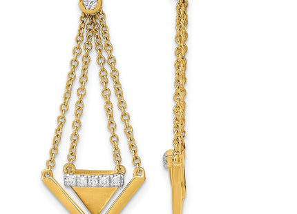 14k Yellow Gold Earrings Style EM6864 - Classique Jewelry Inc.