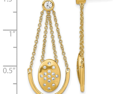 14k Yellow Gold Earrings Style EM6867 - Classique Jewelry Inc.