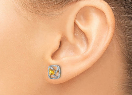 14k Yellow Gold Earrings Style EM6900 - Classique Jewelry Inc.