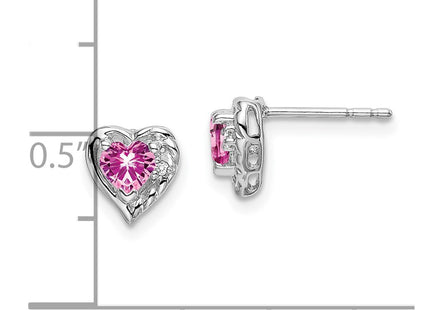 14k White Gold Earrings Style EM7027 - Classique Jewelry Inc.