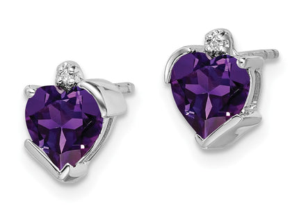 14k White Gold Earrings Style EM7028 - Classique Jewelry Inc.