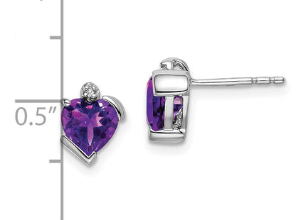 14k White Gold Earrings Style EM7028 - Classique Jewelry Inc.
