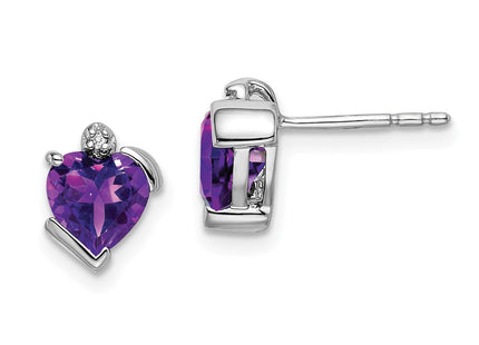 14k White Gold Earrings Style EM7028 - Classique Jewelry Inc.