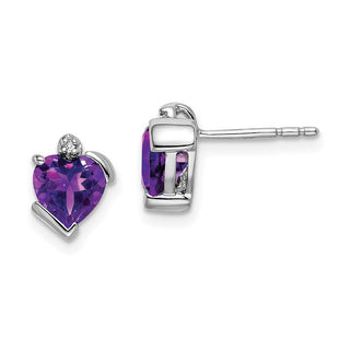 14k White Gold Earrings Style EM7028 - Classique Jewelry Inc.