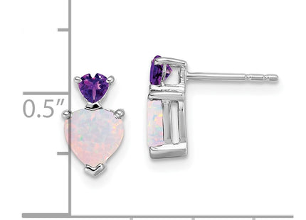 14k White Gold Earrings Style EM7076 - Classique Jewelry Inc.