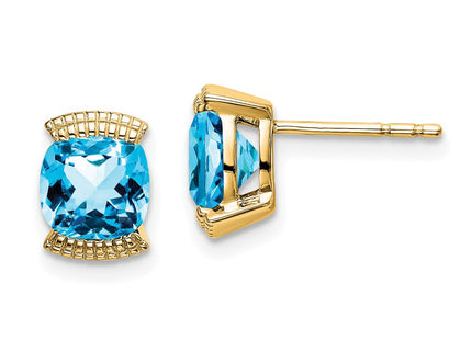 14k Yellow Gold Earrings Style EM7080 - Classique Jewelry Inc.