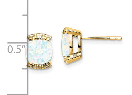 14k Yellow Gold Earrings Style EM7080 - Classique Jewelry Inc.
