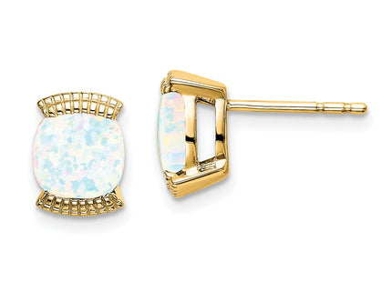 14k Yellow Gold Earrings Style EM7080 - Classique Jewelry Inc.