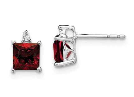 14k White Gold Earrings Style EM7085 - Classique Jewelry Inc.