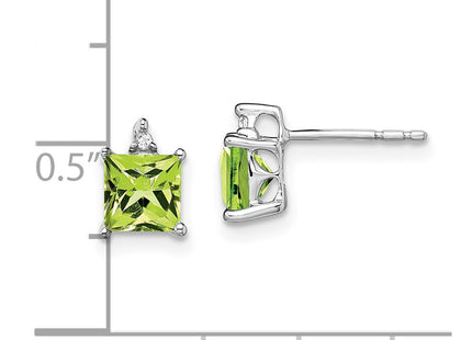 14k White Gold Earrings Style EM7085 - Classique Jewelry Inc.