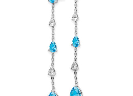 14k White Gold Earrings Style EM7090 - Classique Jewelry Inc.
