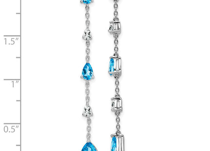 14k White Gold Earrings Style EM7090 - Classique Jewelry Inc.