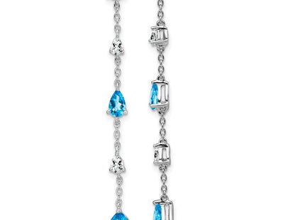 14k White Gold Earrings Style EM7090 - Classique Jewelry Inc.