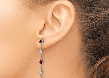 14k White Gold Earrings Style EM7090 - Classique Jewelry Inc.