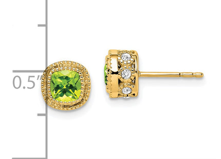 14k Yellow Gold Earrings Style EM7092 - Classique Jewelry Inc.