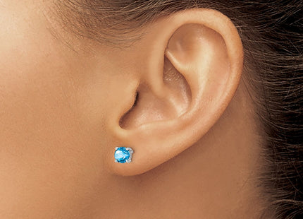 14k White Gold Earrings Style EM7097 - Classique Jewelry Inc.