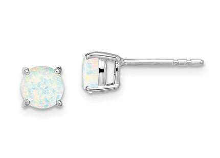 14k White Gold Earrings Style EM7097 - Classique Jewelry Inc.