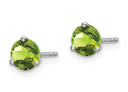 14k White Gold Earrings Style EM7098 - Classique Jewelry Inc.