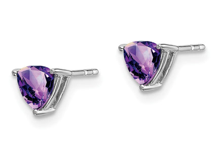 14k White Gold Earrings Style EM7100 - Classique Jewelry Inc.