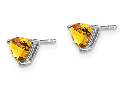 14k White Gold Earrings Style EM7100 - Classique Jewelry Inc.