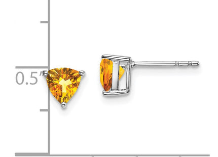 14k White Gold Earrings Style EM7100 - Classique Jewelry Inc.