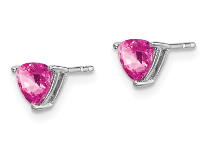 14k White Gold Earrings Style EM7100 - Classique Jewelry Inc.