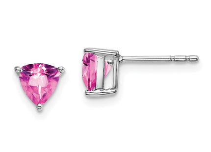 14k White Gold Earrings Style EM7100 - Classique Jewelry Inc.