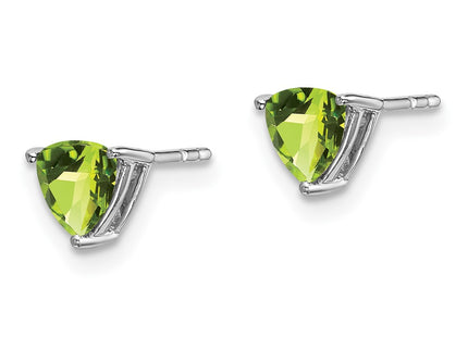 14k White Gold Earrings Style EM7100 - Classique Jewelry Inc.