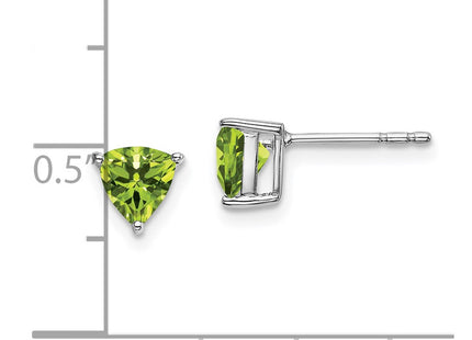 14k White Gold Earrings Style EM7100 - Classique Jewelry Inc.