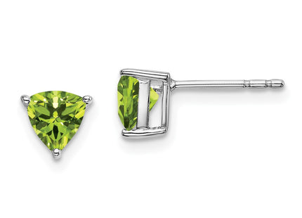14k White Gold Earrings Style EM7100 - Classique Jewelry Inc.