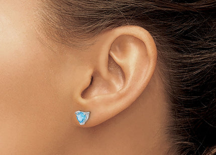 14k White Gold Earrings Style EM7101 - Classique Jewelry Inc.