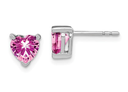 14k White Gold Earrings Style EM7101 - Classique Jewelry Inc.