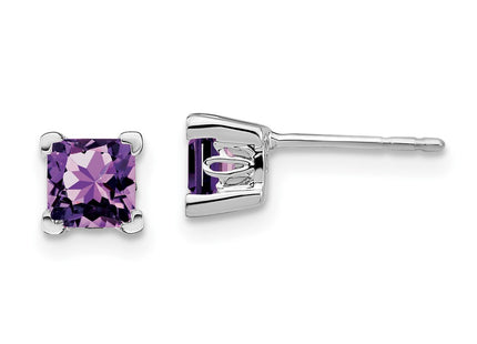 14k White Gold Earrings Style EM7102 - Classique Jewelry Inc.