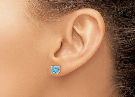 14k White Gold Earrings Style EM7102 - Classique Jewelry Inc.