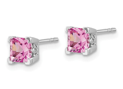 14k White Gold Earrings Style EM7102 - Classique Jewelry Inc.