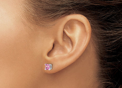14k White Gold Earrings Style EM7102 - Classique Jewelry Inc.