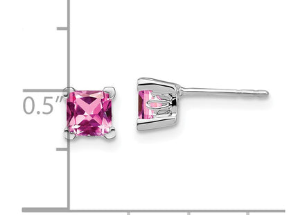 14k White Gold Earrings Style EM7102 - Classique Jewelry Inc.