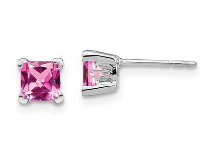 14k White Gold Earrings Style EM7102 - Classique Jewelry Inc.