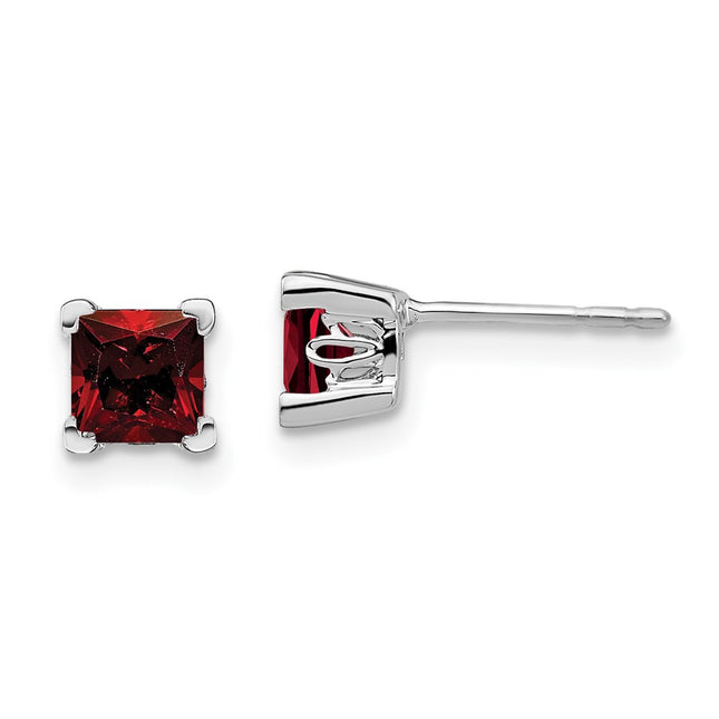 14k White Gold Earrings Style EM7102 - Classique Jewelry Inc.