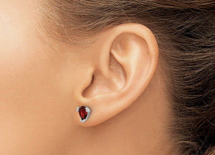 14k White Gold Earrings Style EM7108 - Classique Jewelry Inc.