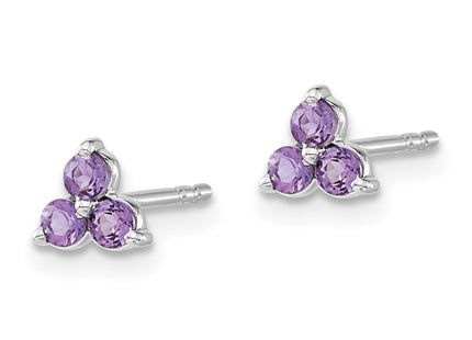 14k White Gold Earrings Style EM7119 - Classique Jewelry Inc.