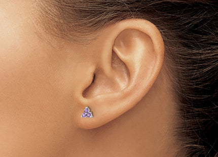 14k White Gold Earrings Style EM7119 - Classique Jewelry Inc.