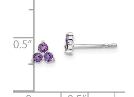 14k White Gold Earrings Style EM7119 - Classique Jewelry Inc.