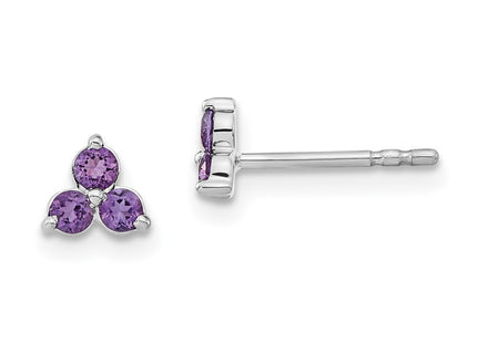14k White Gold Earrings Style EM7119 - Classique Jewelry Inc.