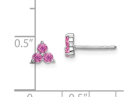 14k White Gold Earrings Style EM7119 - Classique Jewelry Inc.
